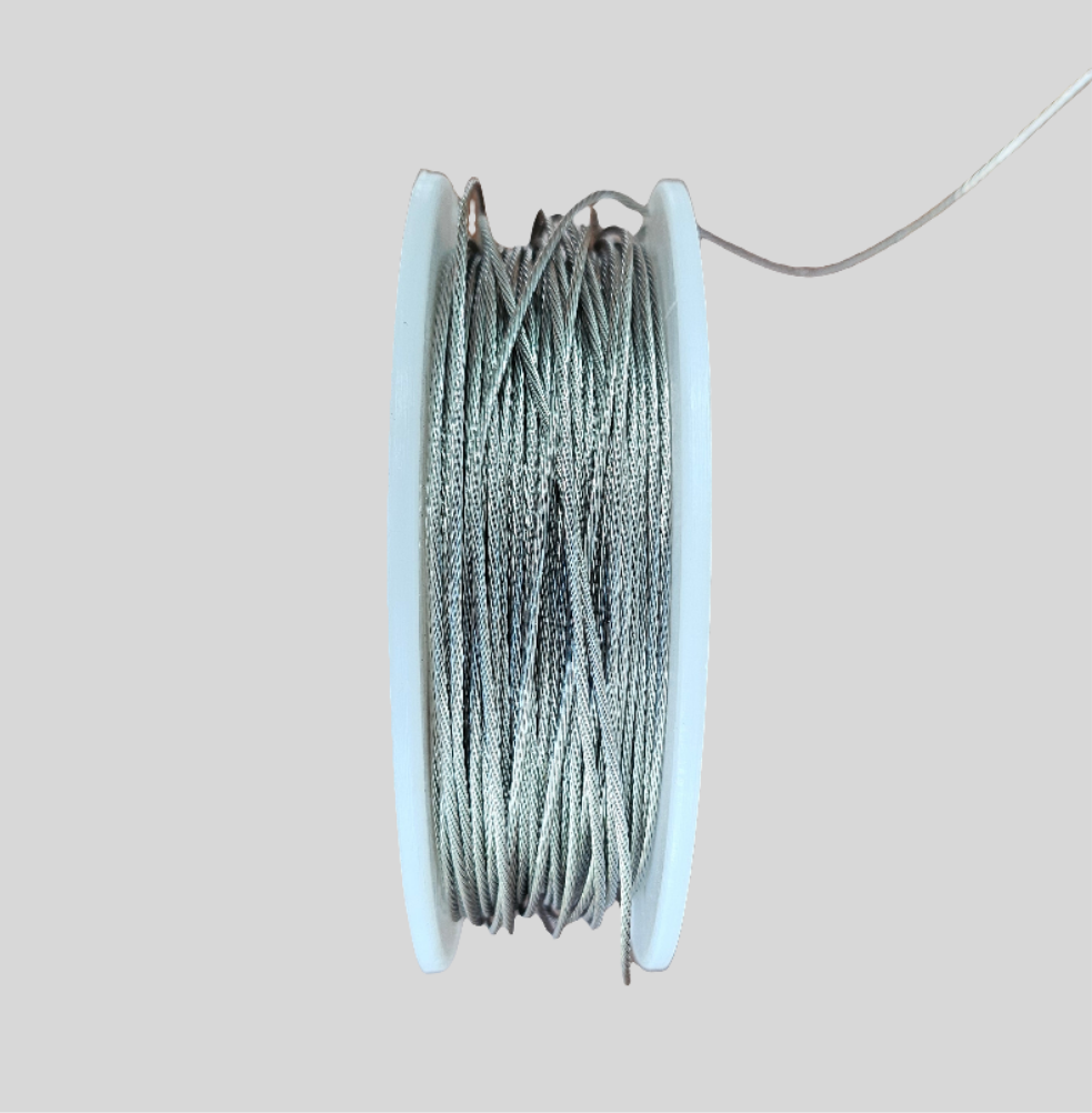 Steel Hanging Wire by the meter for Tufted Rugs (Knottable, 45.4 kg Capacity)
