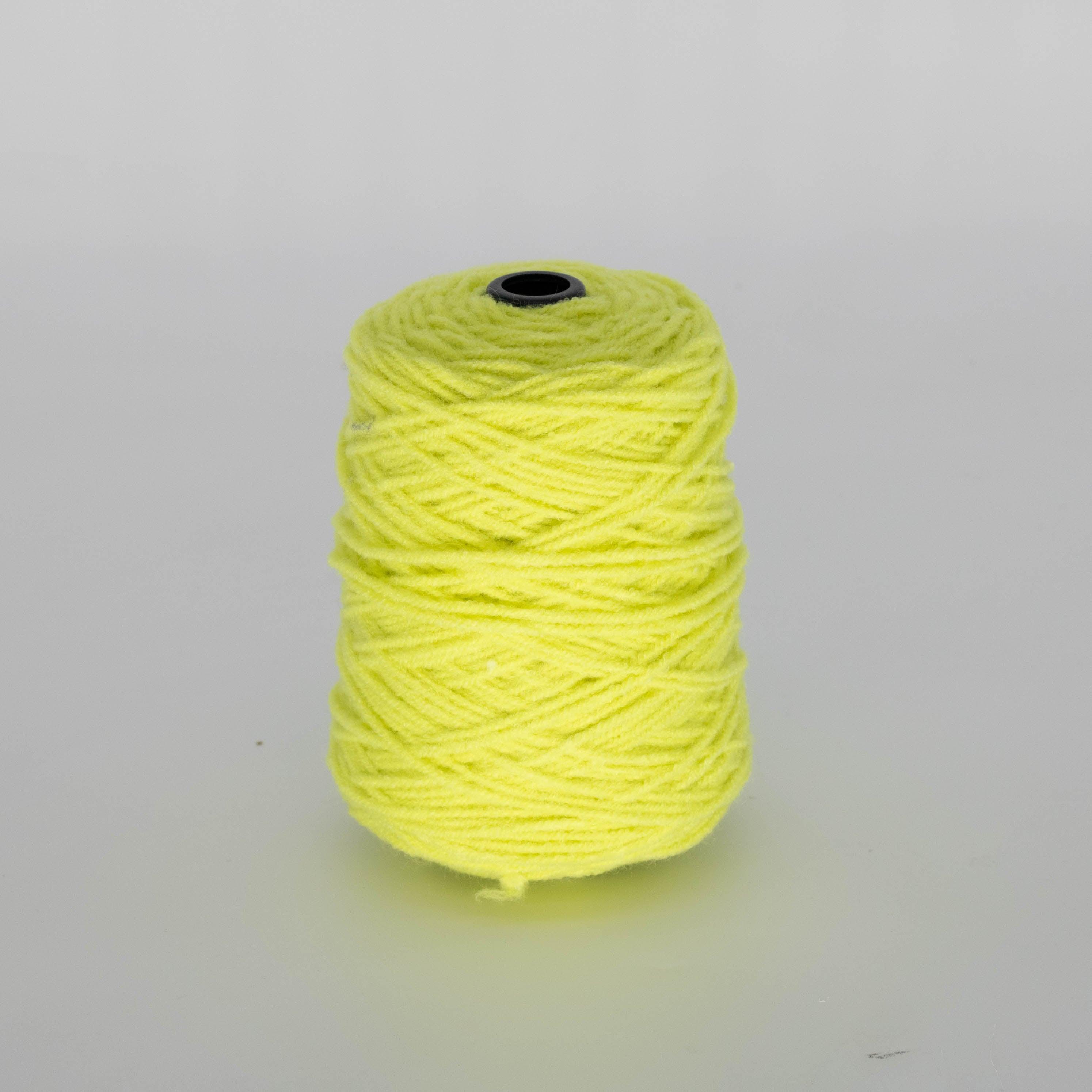 Reflecting Yellow Acrylic Yarn 3/4.2NM 320 gram - Tuftingshop