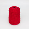 Deep red 100% Wool Tufting Yarn On Cone (2c13)