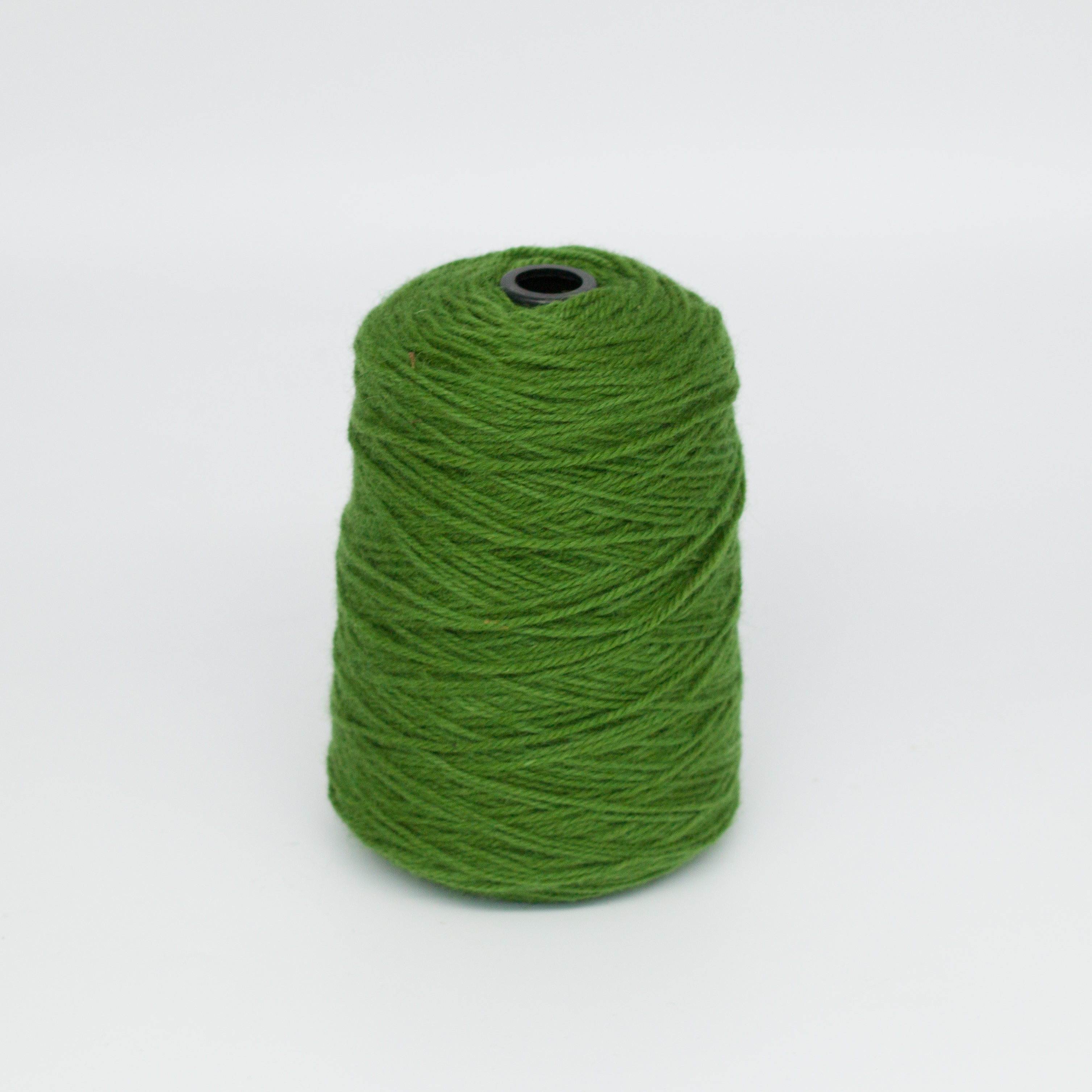 Moss green 100% Wool Tufting Yarn On Cone (1i06)